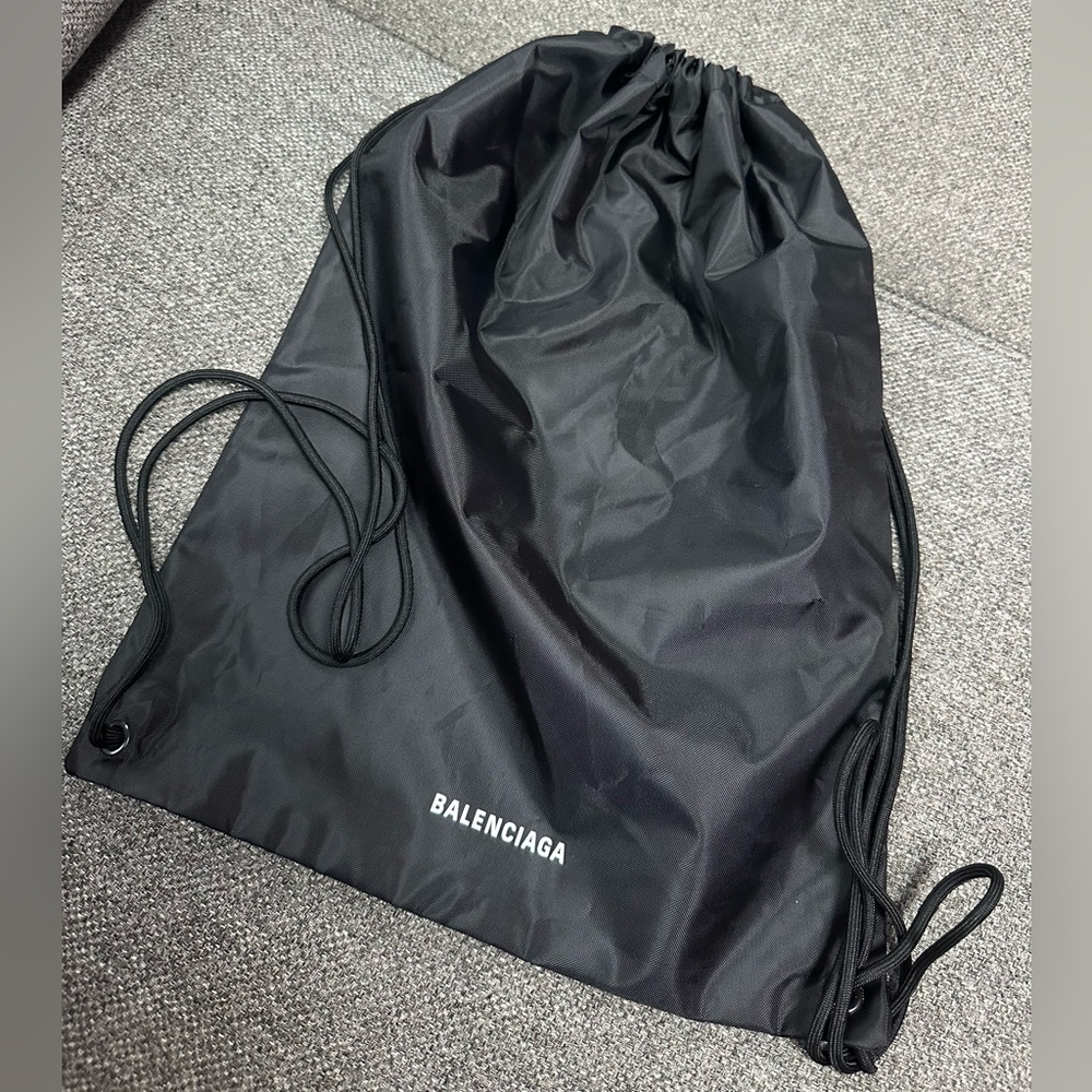 Balenciaga drawstring bag